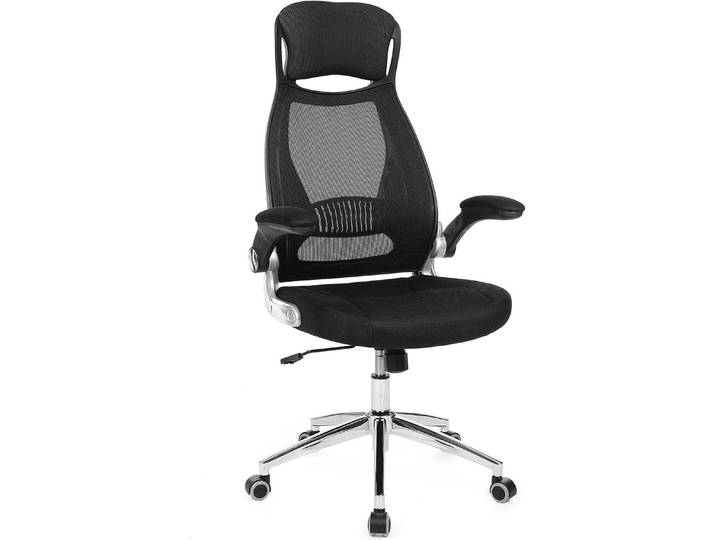 SONGMICS Chaise de bureau Chaise pivotante Fauteuil de bureau Chaise de bureau noir OBN86BK
