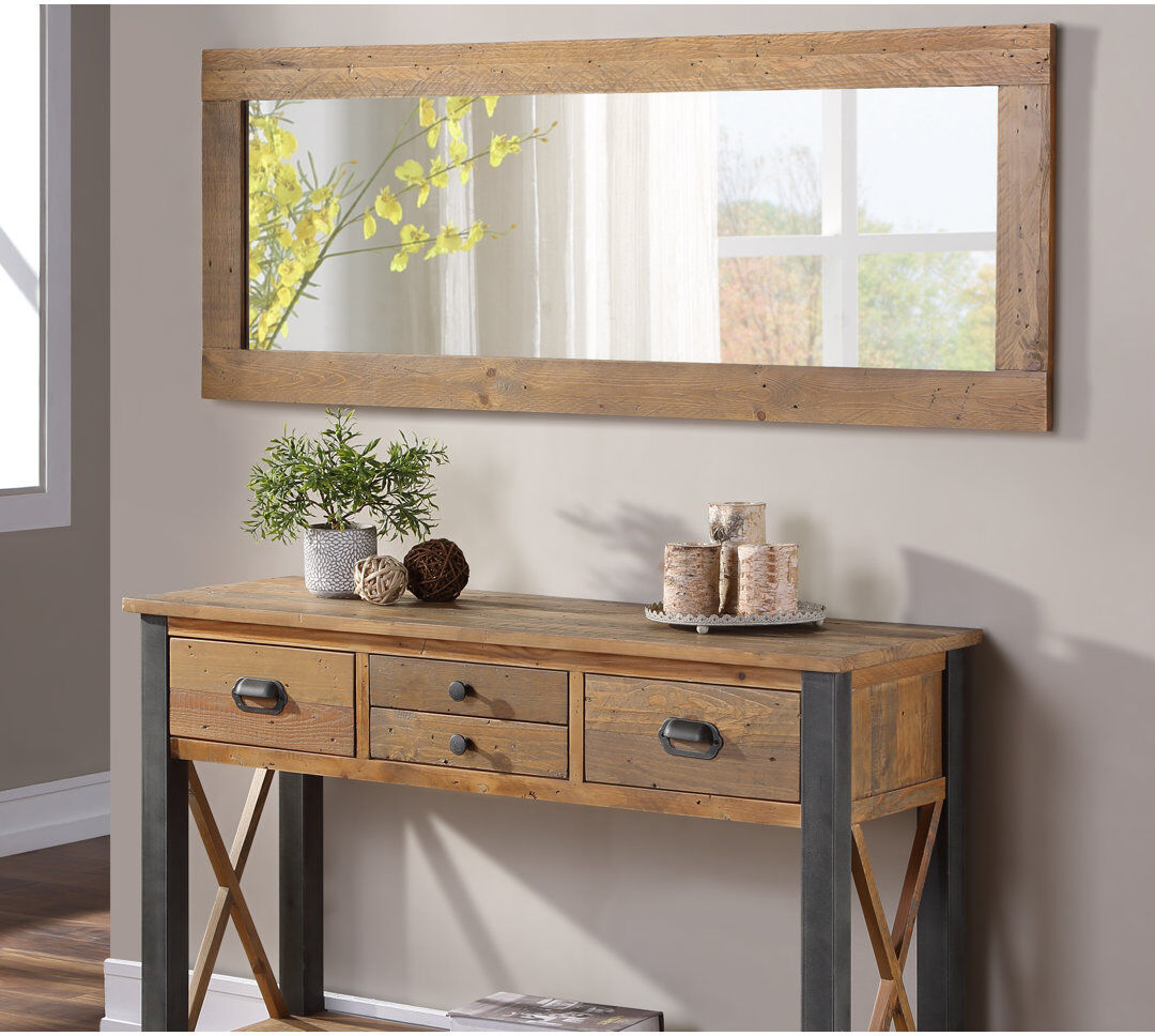 Rio Cahoon Rectangle Full Length Mirror Brown 150cm H X 55cm W X 5cm D