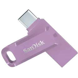 Sandisk Ultra Dual Drive Go (256 GB, USB-A, USB-C), USB Stick, Violett, Rosa