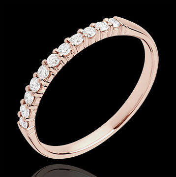 Edenly AP3205 Trauring RosÃ©gold Diamant