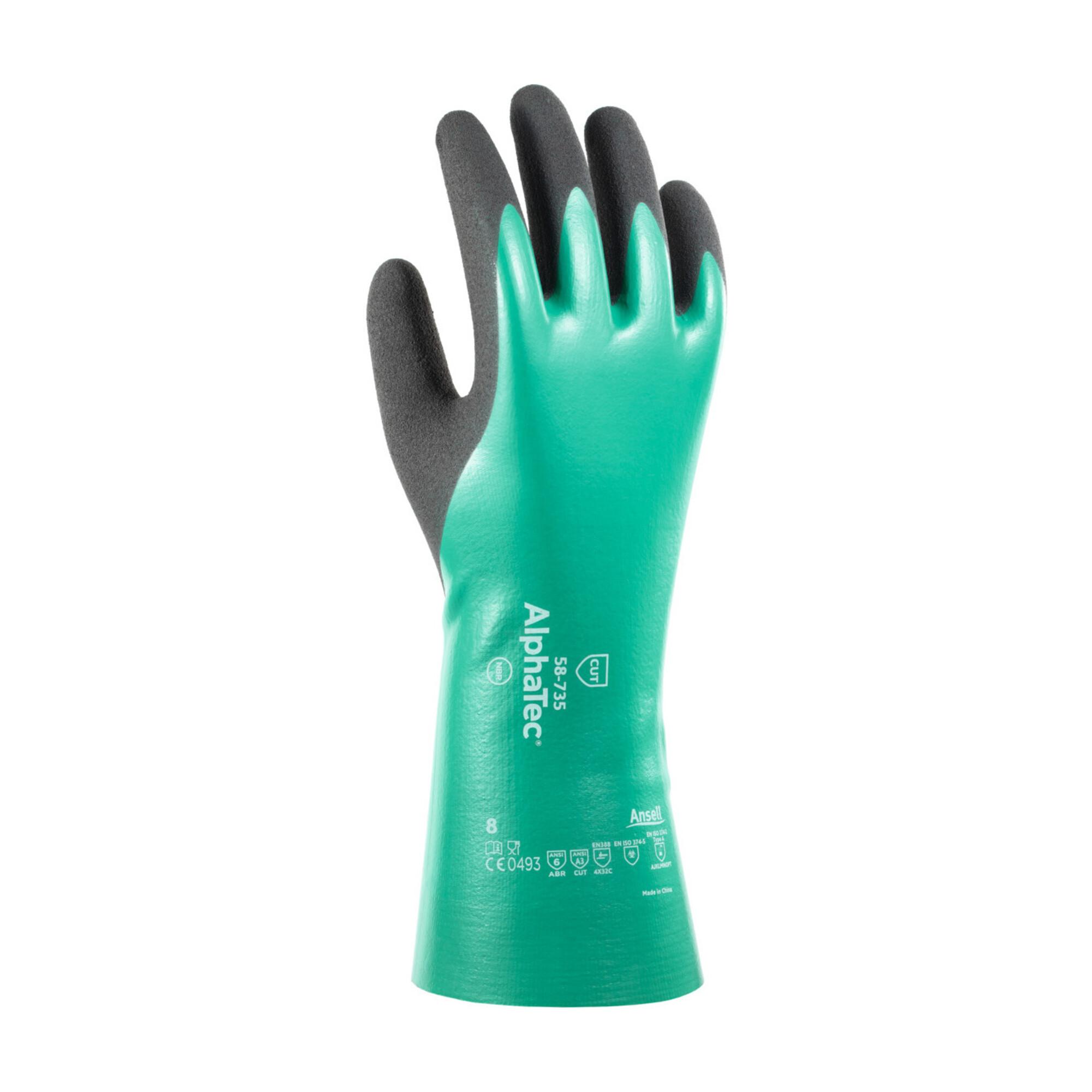 Ansell Chemikalienschutz-Handschuh-Paar AlphaTec 58-735, Handschuhgröße: 9 ; Ansell Health Care (58-735/9)