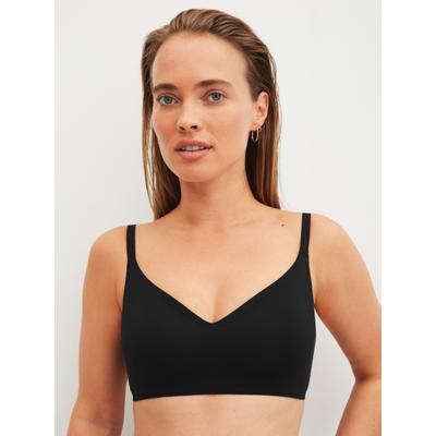 Soft-BH CALIDA "Natural Skin", Damen, Gr. M (44/46), N-Gr, schwarz (schwarz c2c), Interlock, Obermaterial: 81% Modal, 19% Elasthan, BHs Soft-BH, mit herausnehmbaren Pads, Interlock-Qualität, atmungsaktiv