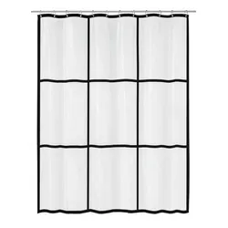 Kleine Wolke Duschvorhang Brooklyn Clear 180x200 cm