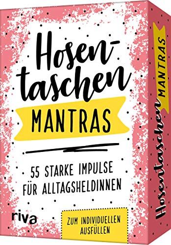 riva Verlag - Hosentaschen-Mantras – 55 starke Impulse für Alltagsheldinnen: zum individuellen Ausfüllen - Preis vom 09.10.2026 07:28:09 h