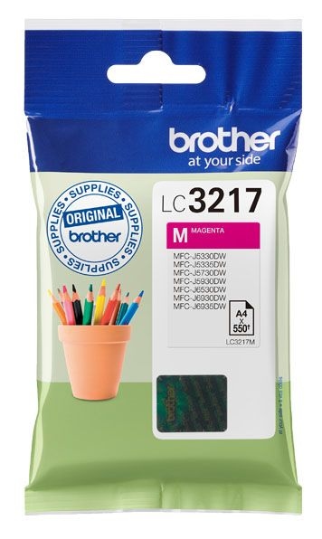 Brother originale Druckerpatronen Magenta 550 ml LC-3217M LC3217M