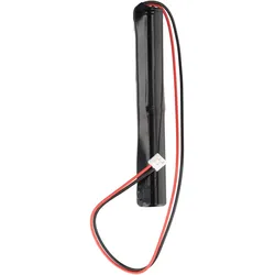 2,4 Volt 1800mAh NiMH Akku passend für Not- und Sicherheitsbeleuchtung AA, Abmessungen 100x15mm, mit 25cm Kabel und JST EHR-2 Stecker