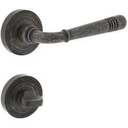 Intersteel, Türgriff + Türgarnitur, Rosettengarnitur WC Altgrau (Türgriff)