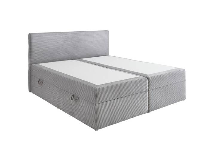 Boxxx Boxbett, Hellgrau, Kunststoff, H3, Höhe ca. 18 cm, 180x200 cm, Matratze geteilt, Schlafzimmer, Betten, Doppelbetten
