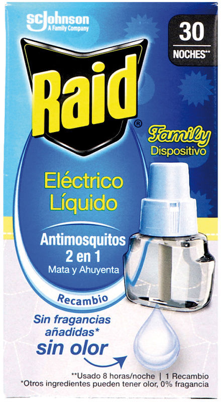 Raid Family Antimosquitos recambio 30 noches