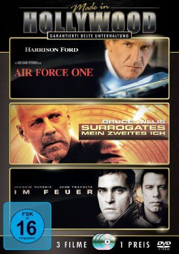Wolfgang Petersen - Air Force One / Surrogates - Mein zweites Ich / Im Feuer [3 DVDs] - Preis vom 14.10.2026 23:07:16 h