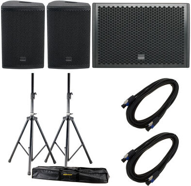 Seeburg Acoustic Line X2/GSub 1201 Basis Bundle Schwarz