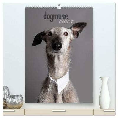 dogmuse deluxe (hochwertiger Premium Wandkalender 2027 DIN A2 hoch), Kunstdruck in Hochglanz
