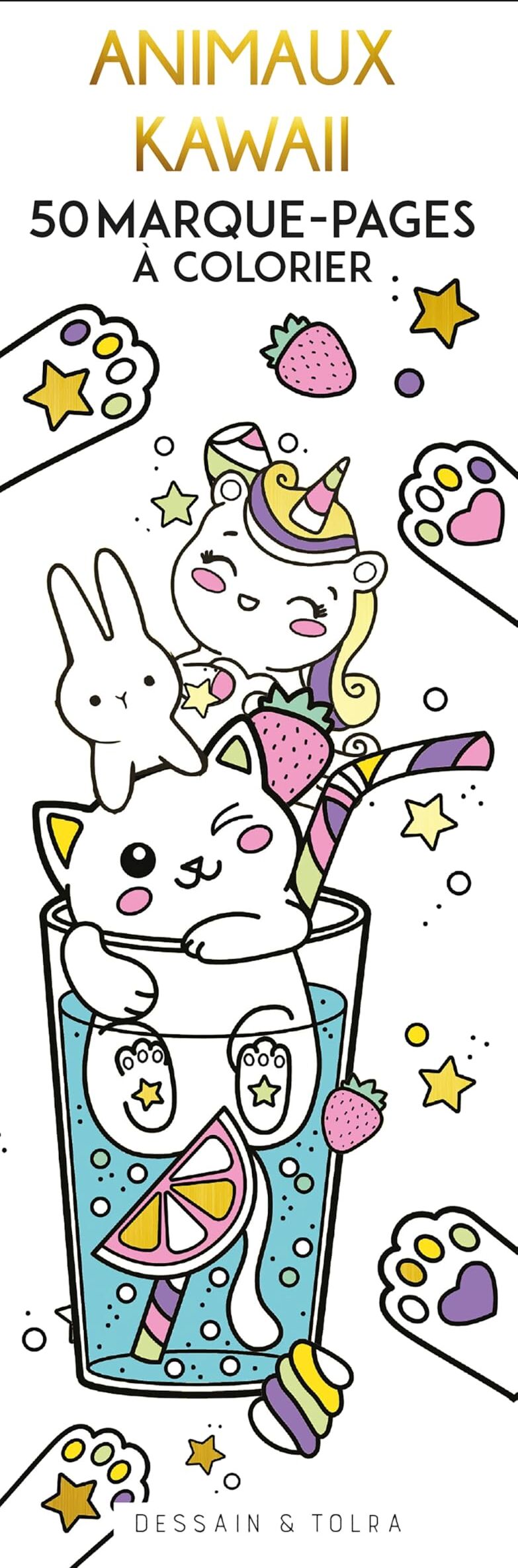 Animaux kawaii : 50 marque-pages à colorier - Preis vom 09.10.2026 07:28:09 h