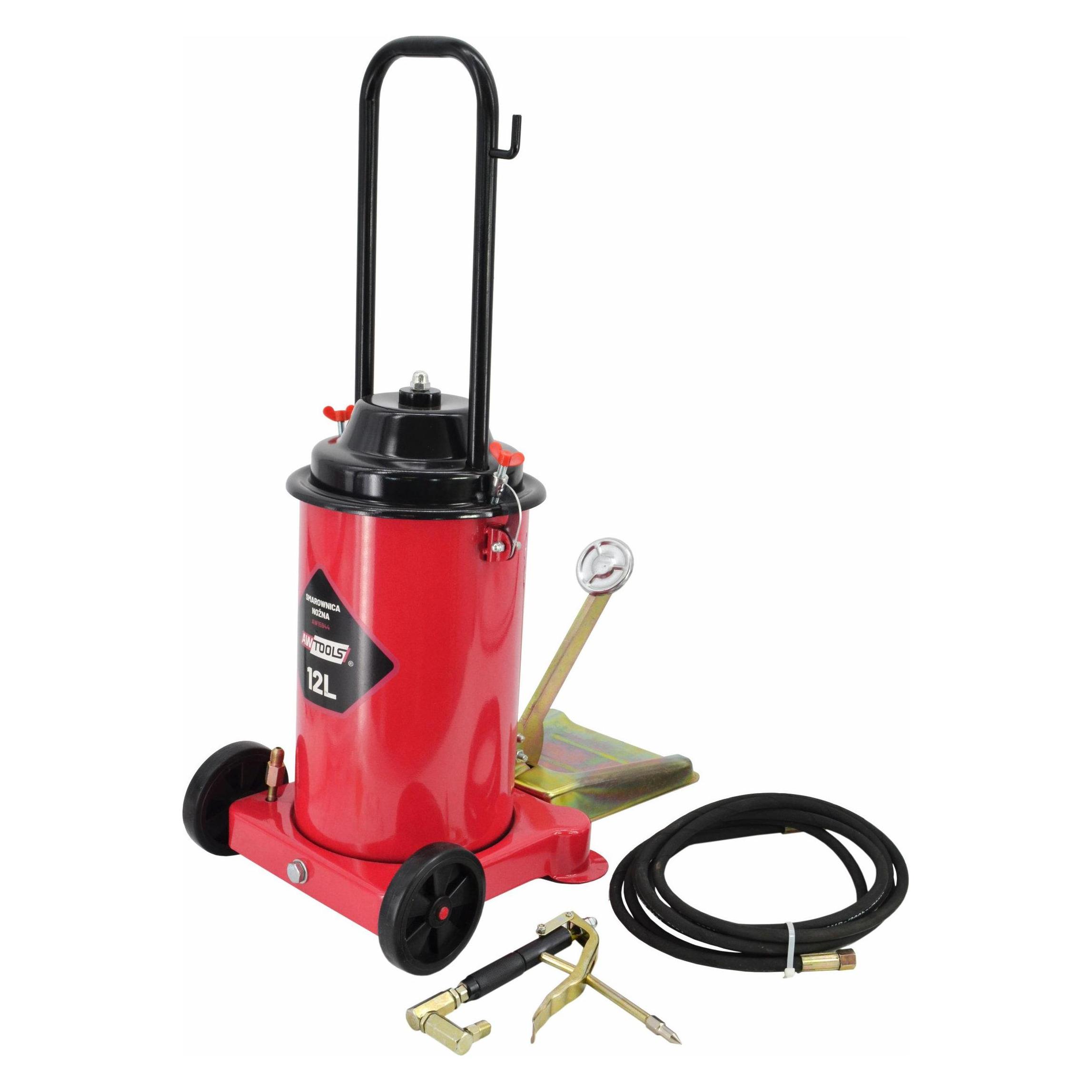 AW Tools Aw Foot Tracker Auf Einem 12l-Behälter (Fettpresse) (AW15944)