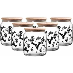 Ritzenhoff & Breker Mika Dog Leckerli-Dose mit Deckel ø 12 cm 6er Set