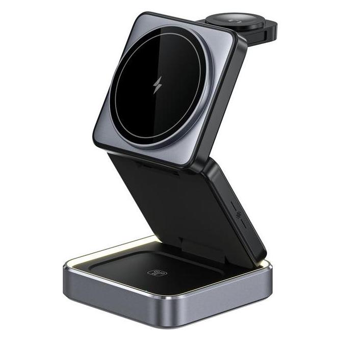 SIGN 3-in-1 Foldable Wireless Magnetic Charging Station 15W (SN-W90)