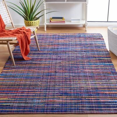 SAFAVIEH Handmade Rag Rug Annalee Stripe Cotton Rug