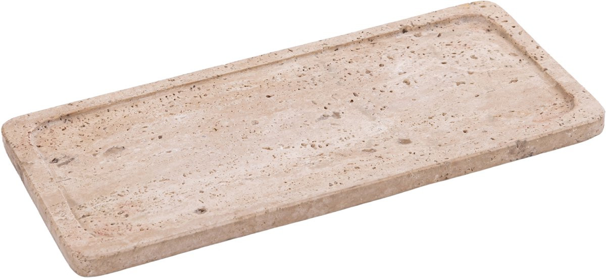 PTMD Brence Natural Travertine Rechthoekige Bord L