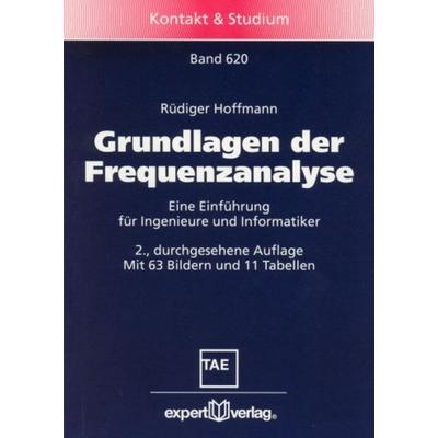 Grundlagen der Frequenzanalyse, Taschenbuch von Rüdiger Hoffmann, Expert, 978-3-8169-2447-0