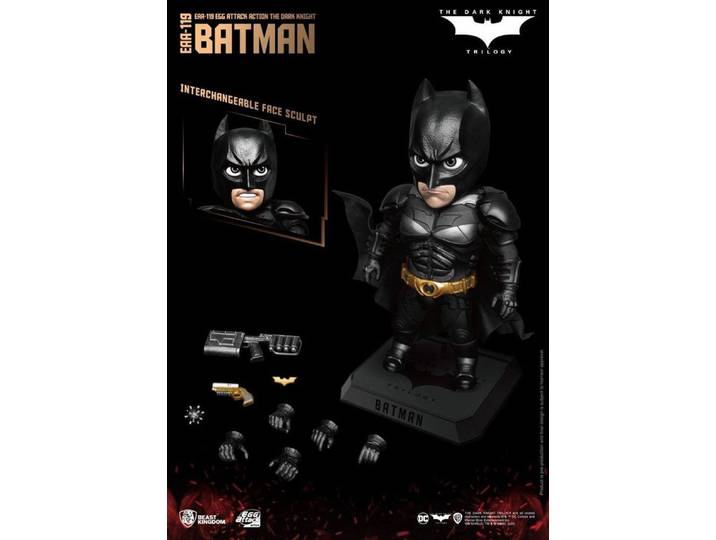 Beast Kingdom Toys Actionfigur Batman The Dark Knight EAA-119 Egg Attack Action Batman 17 cm Actionfi