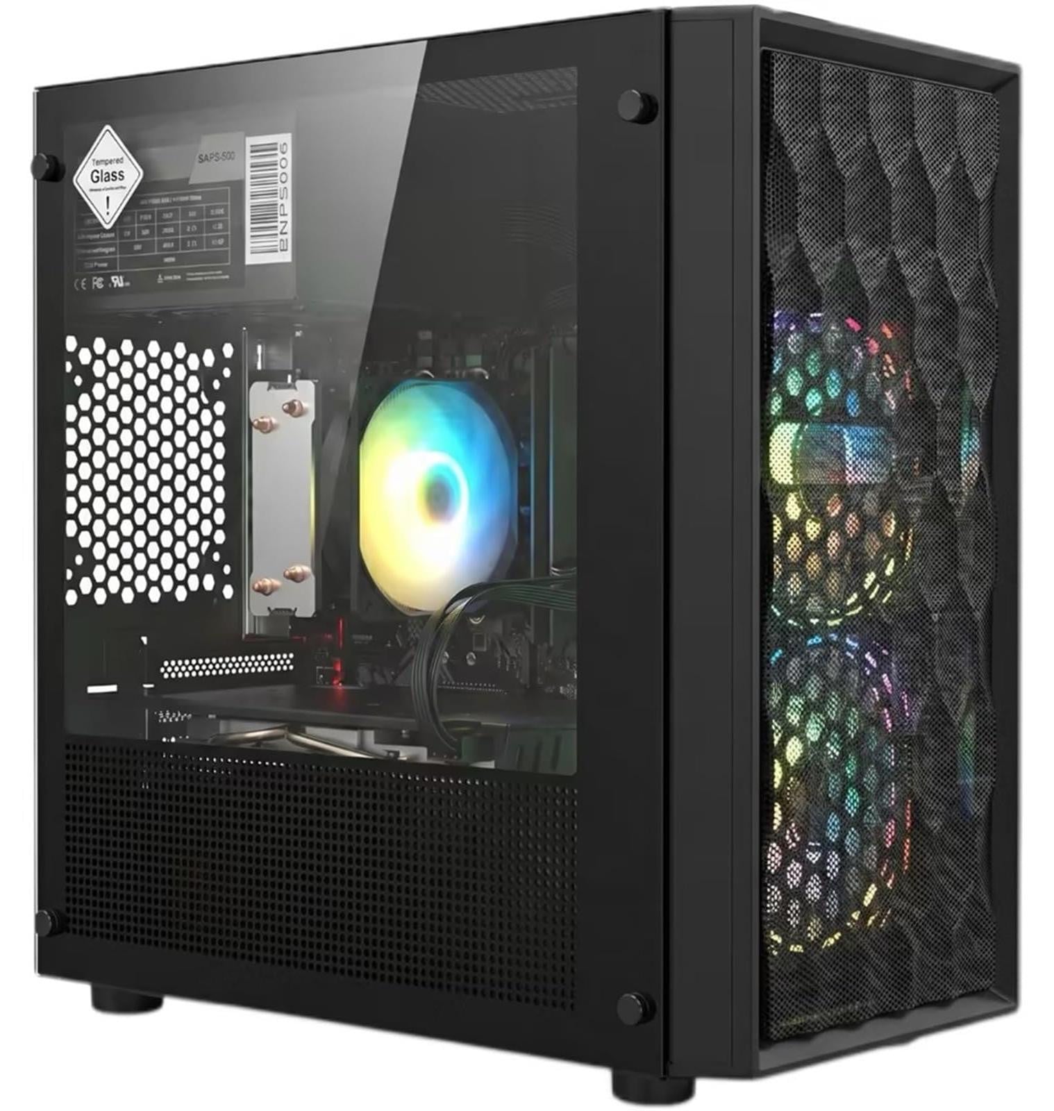 Selius Gaming Pc Desktop met Ryzen 5 3400G, RTX 3050 6GB, 16 GB DDR4 en 1 TB SSD