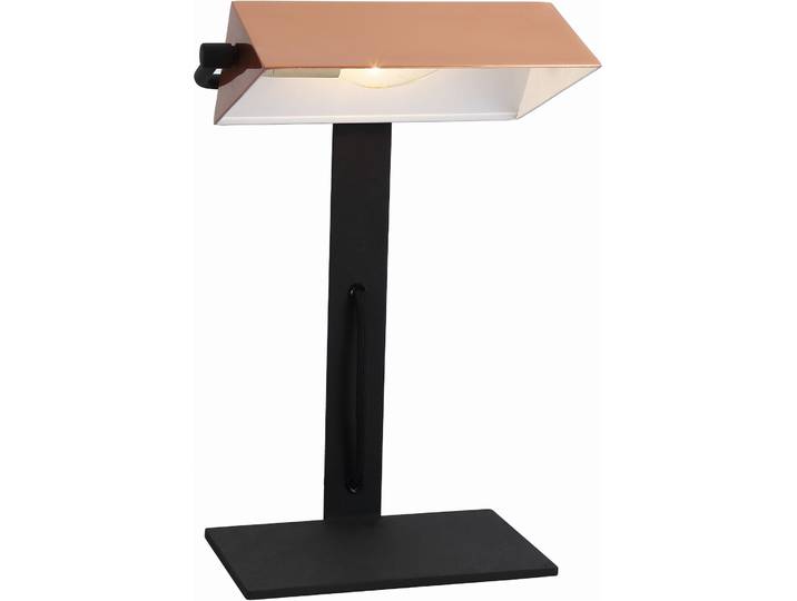 Candellux BANKIER 41-78346 schwarze Tischlampe