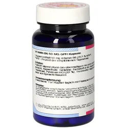 Vitamin B6 50 mg Gph Kap