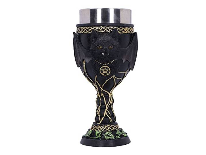 Nemesis Now Feline Fang Goblet Kelk standaard polyresin Gothic