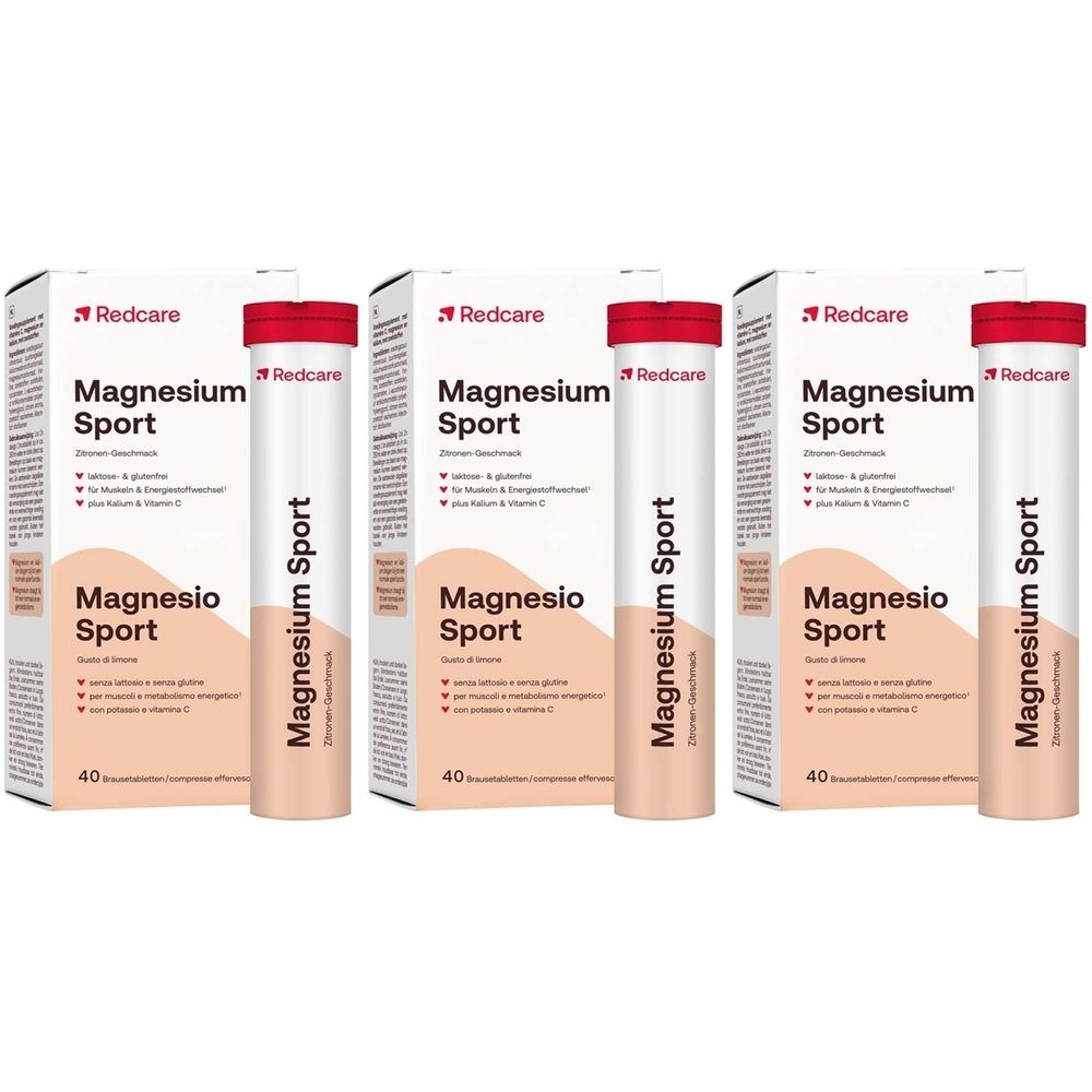 Redcare Magnesium Sport x3 3x40 St Brausetabletten