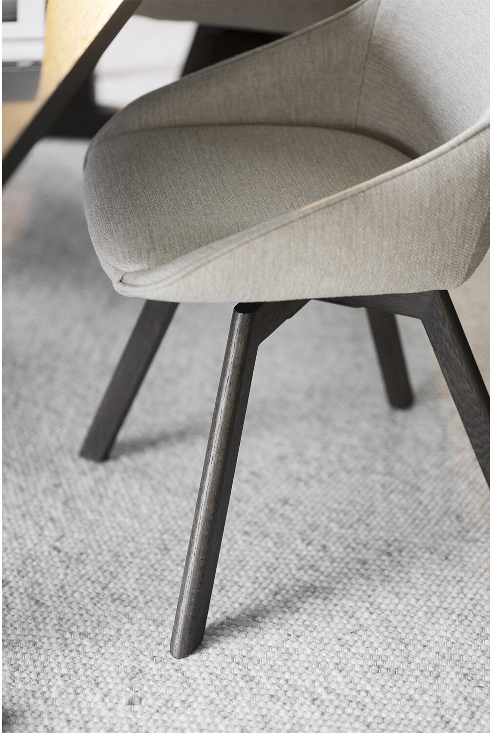 Rowico Home Alison Stol Ljusbeige/brun