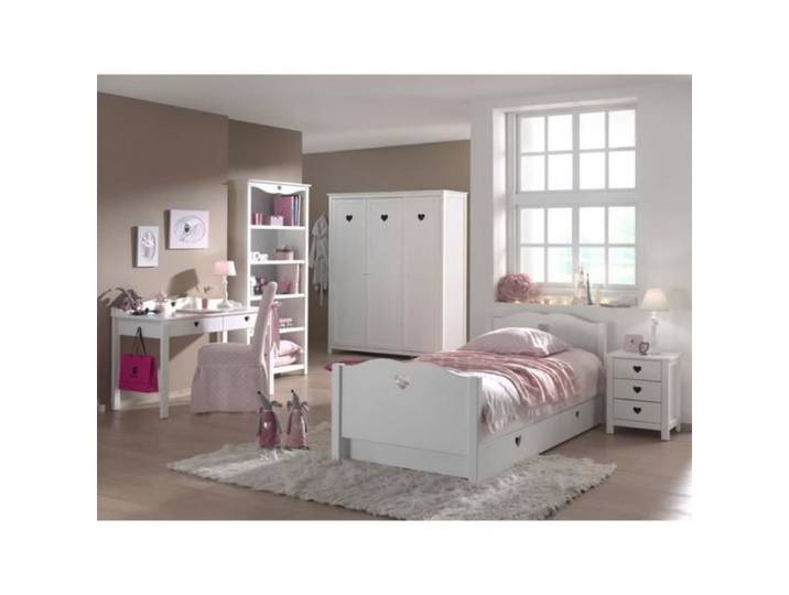 Chambre Complète Enfant 6P  Amori  Blanc