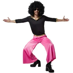 tectake® Herrenkostüm Funky Disco Dancer