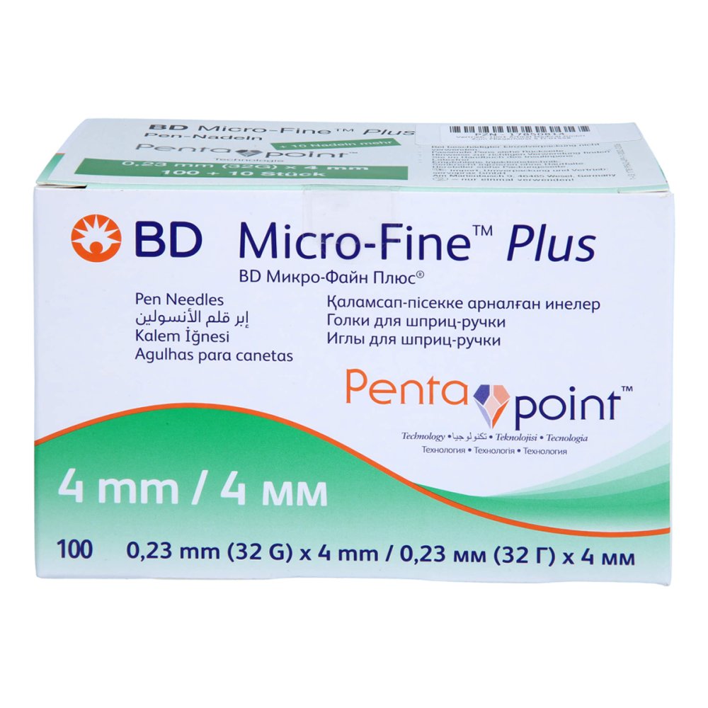 1001 Artikel Medical GmbH Bd Micro-fine+ 4 Pen-nadeln 0,23x4 Mm 17850814