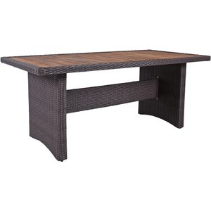 Garden-Pleasure Gartentisch BRAGA, Akazienholz, braun/braun, 180 x 90 x 75 cm