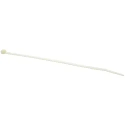 RS PRO, Cable Tie 380x7.6 Natural UV resistant (Kunststoffkabelbinder, 380 mm, 100 Stk.)