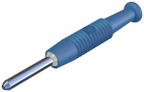 Hirschmann Test & Measurement MST 3 Miniatur-Bananenstecker Stecker, gerade Stift-Ø: 2mm Blau