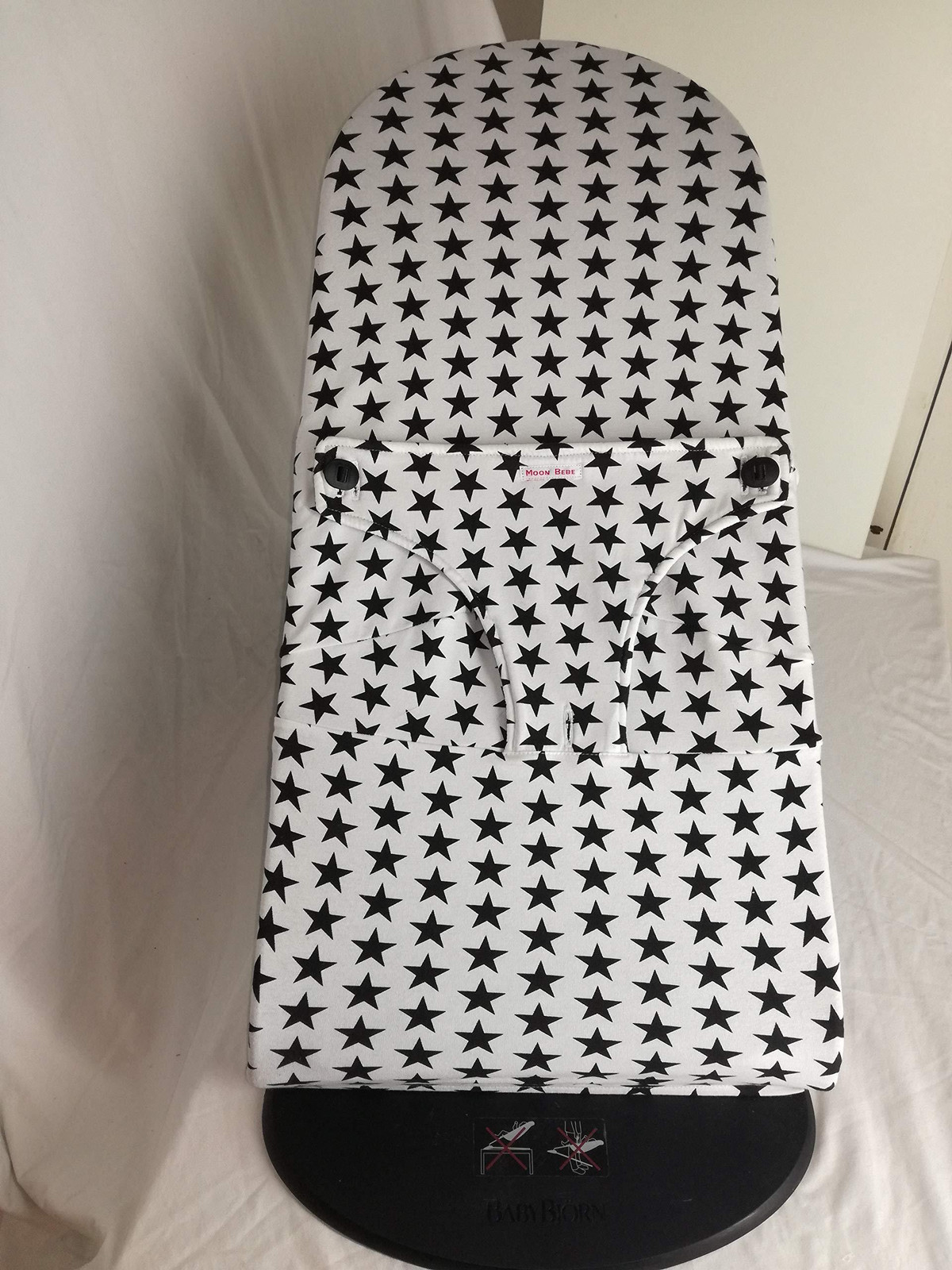 Moon-Bebe beschermhoes voor Babybjörn Bliss, Balance en Soft wipstoeltjes - Wit