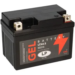Batterie 12V 4Ah für Motorrad Startbatterie MG LTX4-3