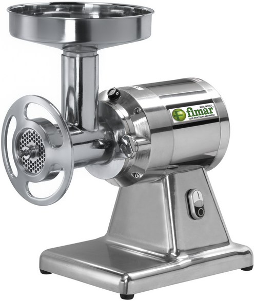 Fimar TC22TE - Tritacarne elettrico - 400 V - 1.5 HP - Gruppo macinazione in alluminio - Senza inversione di marcia