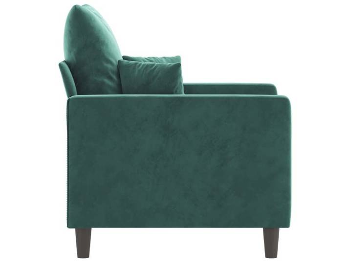 Promotion janvier  Fauteuil 1 place - mango - Petit Canapé - Vert foncé 60 cm - Velours SS1806