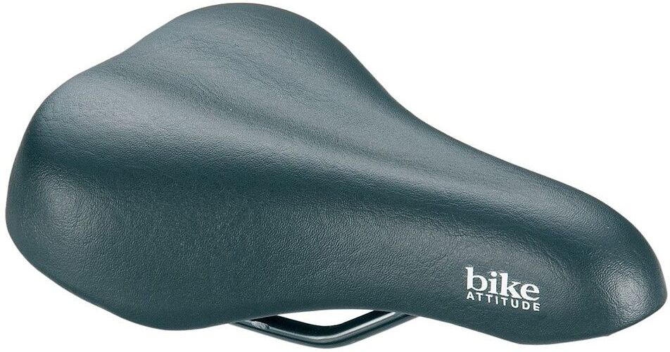Bike Attitude Np12-01 Børnesadel Med Gel 210 × 140 Mm – Sort