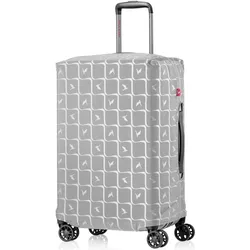 Pack Easy Kofferhülle M, Reisezubehör, Grau, Silber