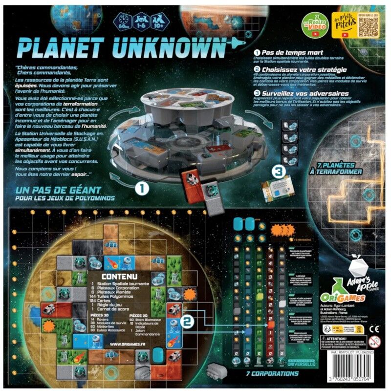 Origames PLANET UNKNOWN