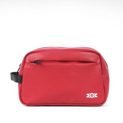 Kulturbeutel MARGELISCH "WAMU 2", Gr. B/H/T: 24cm x 15cm x 10cm onesize, rot, PET, Taschen Kulturbeutel, mit recyceltem PET