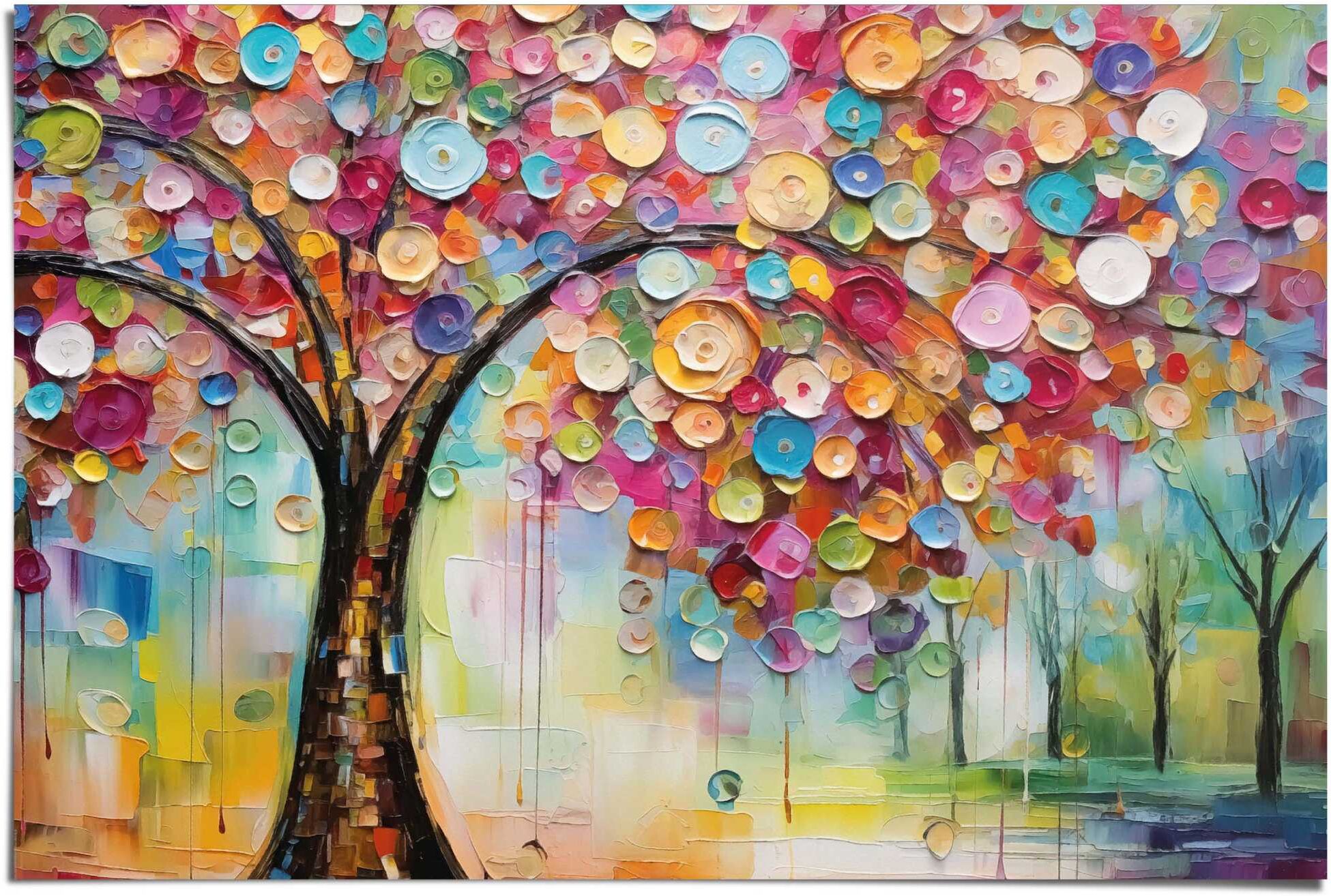 Reinders! Poster REINDERS "Life Tree", bunt (farbe bild(er): mehrfarbig), B:91,5cm H:61cm T:0,1cm, Bilder, Poster, Hobbyraum - Mehrfarbig - 150 gr. Papier - 91,5x61 cm farbe bild(er): mehrfarbig B/H/T: 91,5cm x 61cm x 0,1cm