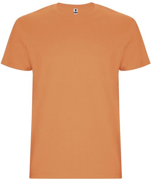 T-shirt décontracté personnalisé en coton cardé Stafford Moka 5/6