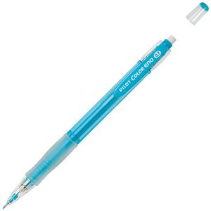 Pilot Druckbleistift Color Eno 0.7, hellblau-transparent, Kunststoff, HB, mit Radiergummi, hellblaue Mine, Strichbreite 0,7 mm