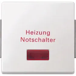 AQUADESIGN Wippe für Heizungs-Notschalter (polarweiß glänzend)