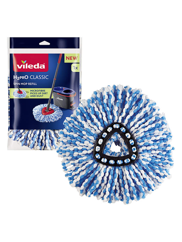 Vileda Ersatz-Wischkopf "H2Pro Classic" in Blau - onesize