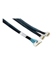 Supermicro Kabel MCIO x8 STR auf 2x SlimSAS LP x4 55cm 0,55 m (CBL-MCIO-1255L4Y)